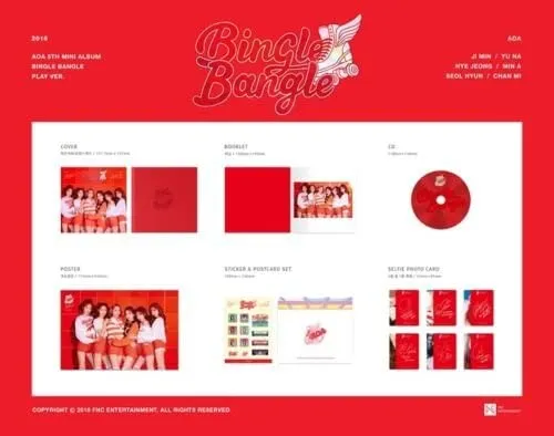 AOA - [Bingle Bangle] 5th Mini Album 2 Version SET