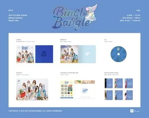 AOA - [Bingle Bangle] 5th Mini Album 2 Version SET