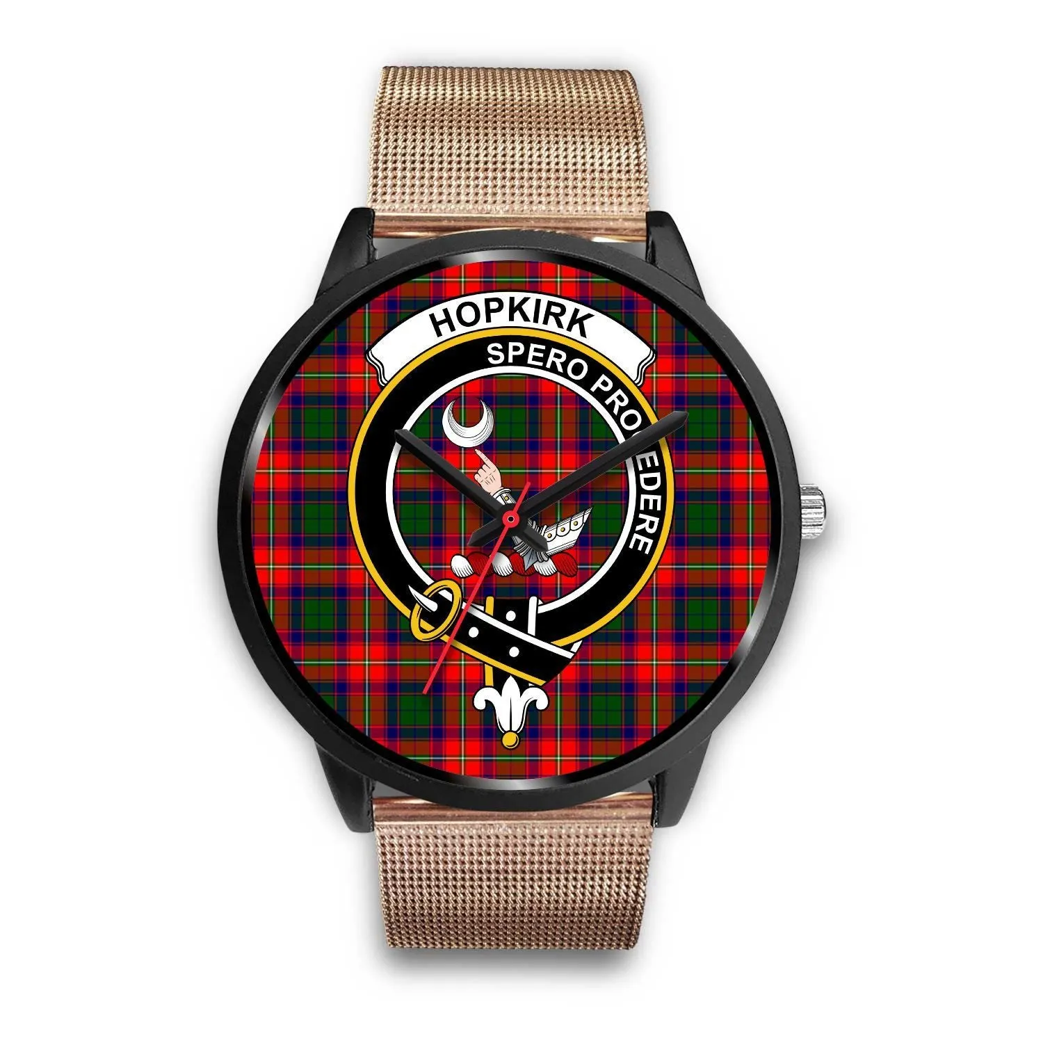 Hopkirk Tartan Clan Badge Tartan Black Watch