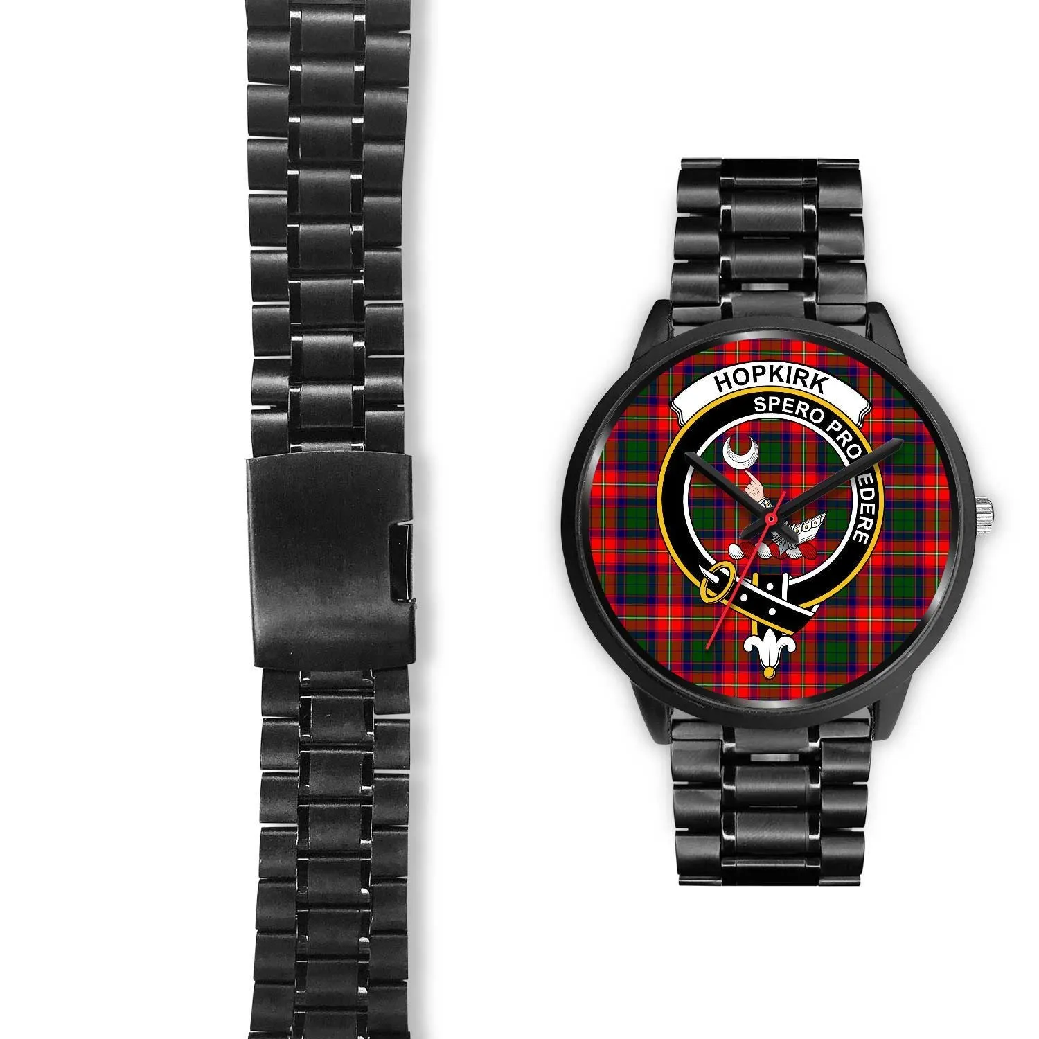 Hopkirk Tartan Clan Badge Tartan Black Watch