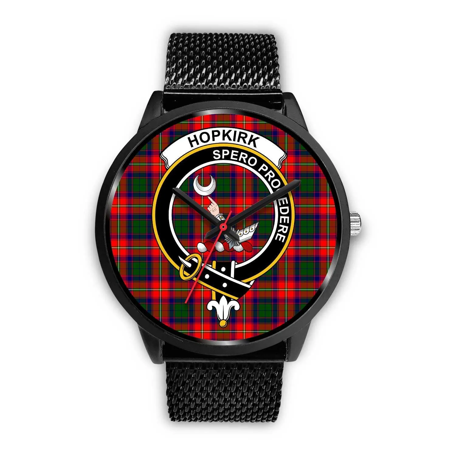 Hopkirk Tartan Clan Badge Tartan Black Watch
